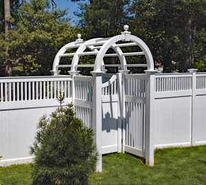 Triple Arch Grand Arbor with Greenwich Sides A-11