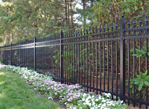 Estate IAM Ornamental Picket Fence F-O-7